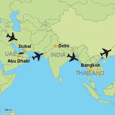 India is one of nearly 200 countries illustrated on our blue ocean laminated map of the world. Map India To Dubai Universe Map Travel And Codes