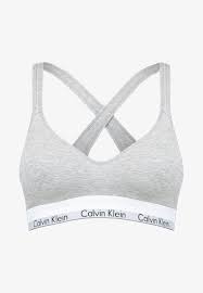 Shop for iconic calvin klein underwear for men and women. Calvin Klein Underwear Modern Lift Bralette Bustier Grey Grau Meliert Zalando De