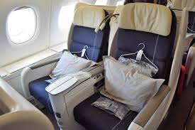 Currently it flies on routes from paris to new york (1st flight operated on 23 nov 2009), los angeles, washington, miami, hong kong, shanghai. Air France Business Class A380 Financeviewer