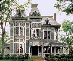 The architecture of victorian houses usually looks grand and imposing, even when the house is actually small. Parrot Soucy House Newnan Ga Victorian House Colors Victorian Homes Victorian Style Homes