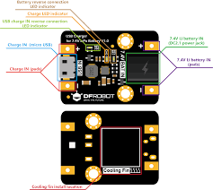 The lvc detects the voltage of the battery, and divides that voltage by the cell count of the battery. Usb Charger For 7 4v Lipo Battery Dfrobot