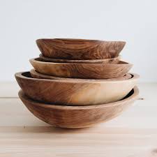 Hand Carved Wild Olive Wood Bowl Large Connectedgoods Com Olive Wood Bowl Wood Bowls Wood Bowls Carving