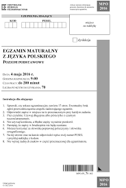 Co będzie na maturze podstawowej z języka angielskiego? Matura 2016 Polski Lalka I Dziady Arkusze Pdf Rozprawka Wiersz Odpowiedzi Slaskie Nasze Miasto