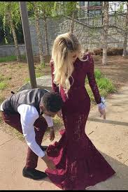 Charming High Neck Burgundy Long Sleeve Lace Mermaid Open Back Prom Dresses Js482 In 2020 Prom Dresses Uk Cheap Prom Dresses Uk Open Back Prom Dresses