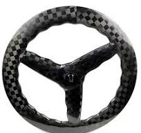 700C Carbon 3 Spokes Wheels Road or Track Bicycle Wave ...
