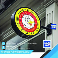 Jual Neon Box Bulat Kebumen Di 2020 Neon