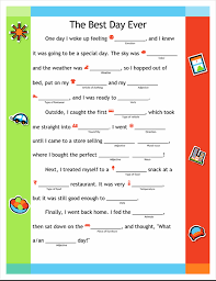 Just fill in the blank for some wordy fun! Funny Fill In Story