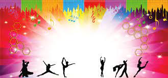 Flat Color Dancing People Background Poster Background Design Dance Background Dance Poster