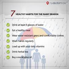 According to the centers for disease control and prevention (cdc), use of tobacco products is the most preventable cause of death in the united states. 7 Healthy Habits For The Rainy Season Mydoctorfinder