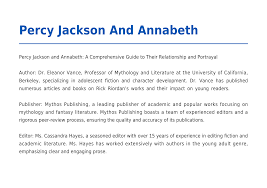 Percy Jackson And Annabeth