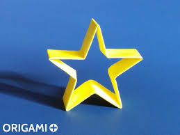 To fold this christmas star, you'll need 1. Origami Christmas Star