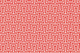 Bears begin shorting, adding resistance to reduce their risk, and if there is enough downward pressure, this may result in panic selling; Geometric Pattern Red Graphic By Noory Shopper Creative Fabrica