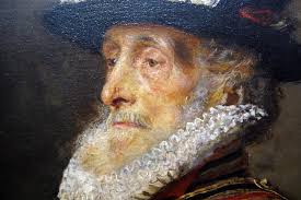 A Yeoman of The Guard, detail of a painting by John Everet…