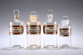 Check spelling or type a new query. Sold Price Four Late Victorian Clear Glass Lug Apothecary Bottles Each With Recessed April 6 0120 10 00 Am Bst