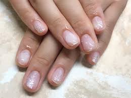 Lottie Nail ロティネイル クリアベースに手描きアート お客様の