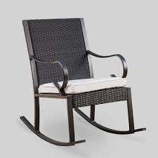 We decided to list our favorite wicker patio furniture sets including outdoor wicker chairs, sofas, dining. Harmony Wicker Patio Rocking Chair Black White Christopher Knight Home Target