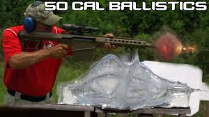 Barrett 50 Cal Vs Ballistics Gel 50 Bmg Ballistics Testing In Super Slowmo 4k