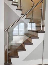 Railings For Your Staircase What A Beauty Glass Railings Look Incredibly Great On Any Staircase B Glass Staircase Railing Staircase Design Home Stairs Design