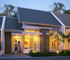 Desain rumah minimalis dengan taman mungil. Desain Elegan Rumah Type 45 Minimalis Rumah Minimalis Desain Rumah Rumah