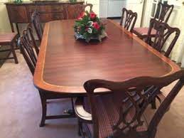 Ribbon stripe border and reeded edge. Closed And Sold Henkel Harris Dining Room Estate Sale Online Internet Auction Mt Jackson Va Cal Auctions