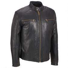 Marc New York Leather Jacket W Two Zippered Front Pockets 559 99 Our Price Now Erkek Giyim Giyim