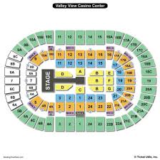 genuine valley view casino venue seating chart how are seats