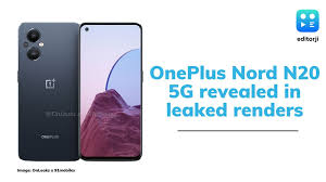 OnePlus Nord N20 5G revealed in renders ...