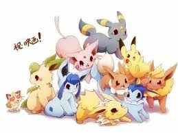 Eevee Evolutions Flareon Sylveon Glaceon Jolteon Leafeon Vaporeon Espeon Umbreon Pile Text Cute Pokemon Pokemon Evoli Pokemon Evoli Hi hi i am leafeon a leaf pokemon and we are sisters with. eevee evolutions flareon sylveon
