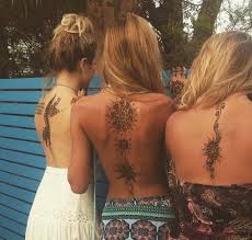 Floral back and arm pieces. 175 Beautiful Henna Tattoo Ideas For Girls To Try At Least Once