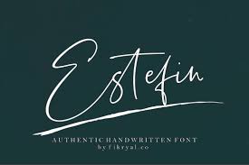This document contains examples of the lucida opentype fonts available through tug. Estefin Handwritten Script Font Upfonts