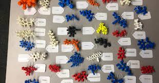 Then identify the correct the molecular shape and bond angle. 3d Printable Molecular Models