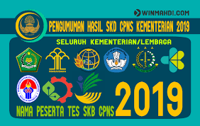 Sehingga tidak terjadi salah paham. Pengumuman Hasil Tes Skd Peserta Tes Skb Cpns 2019 Seluruh Kementerian Cpns 2021 Daya Tampung Snmptn Sbmptn Umptkin