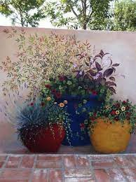 Essentially, your outdoor living space should look and feel like an extension of the inside. Perfect Eyecatching Diy Artistic Decoration Ideas For Outdoor Areas My Desired Home Garden Mural Flower Mural Fence Art