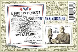 De gaulle déclara que la guerre n'était pas terminée ; Bloc Feuillet 2010 Appel Du 18 Juin 1940 Kaufen Auf Ricardo