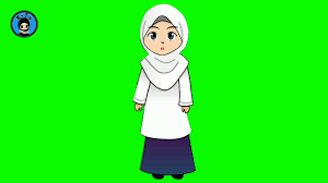 Kartun berbagi inspirasi via 500 gambar kartun muslimah terbaru kualitas hd 2018 via ibnudin.net. Green Screen Animasi Guru Muslimah Mata Dan Mulut Bergerak Youtube
