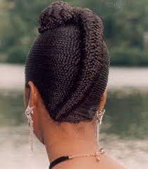 Cornrow Basket Tight French Roll Thirstyroots Com Black Hairstyles Braided Updo Styles Goddess Braids Updo Cornrow Updo Hairstyles