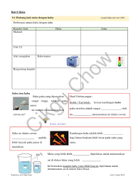 Sarung tangan ketuhar dapat mengelakkan tangan daripada melecur ketika mengeluarkan dulang makanan yang panas dari ketuhar. Bab 9 Haba