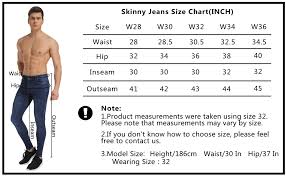 Mens Skinny Jeans Stretch Slim Jeans For Men Super Skinny Fit Fashion Denim Pants Jeans