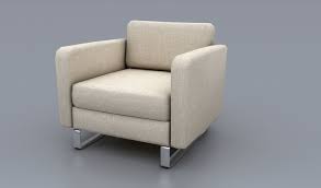 3d models of furniture and accessories for interior designers and visualization artists. 3d Model Lowpoly Sofa Chair 01 Cgtrader