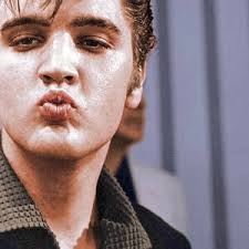 Elvis Presley Laughing At A Press Conference In Las Vegas Photograph by Phil  Roach