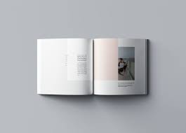 Square Softcover Book Mockup In 2020 Mockup Square Open Book