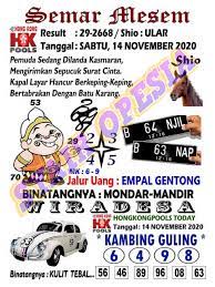Syair Batik Hk 14 November 2020