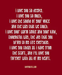 Lovequotes Com On Twitter I Love You So Deeply I Love You So Much I Love The Sound Of Your Voice And The Way That We Touch I Love Your Warm Smile And