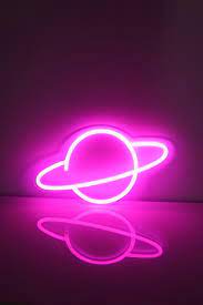 Planet Custom Led Neon Sign Choose Your Color In 2021 Pink Neon Wallpaper Neon Signs Neon Room