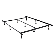 These feet fit onto most (but not all) popular bed frames. Hollywood Bed Frame Adjustable Metal Bed Frame Bea 7079bsg The Home Depot