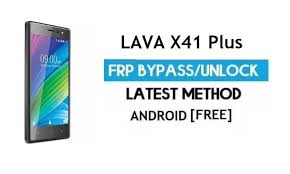 Lava X41 Plus FRP Unlock Google Account ...