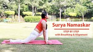 Surya Namaskar Step By Step Sun Salutation With Correct Breathing And Alignment Bharti Yoga Youtube
