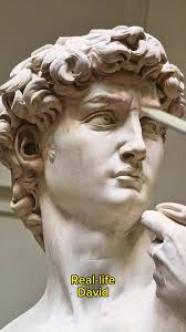 Real Life Statue of David by Michelangelo