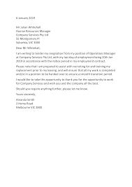 Resignation Letter Templates How To Resign In 2020 Training Com Au