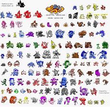 Game Boy Gbc Robopon Robopon Moon The Spriters Resource Gameboy Pixel Art Virtual Pet